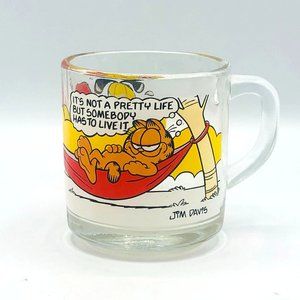 Garfield Characters 1978 Feature Syndicate McDonalds Glass Mug